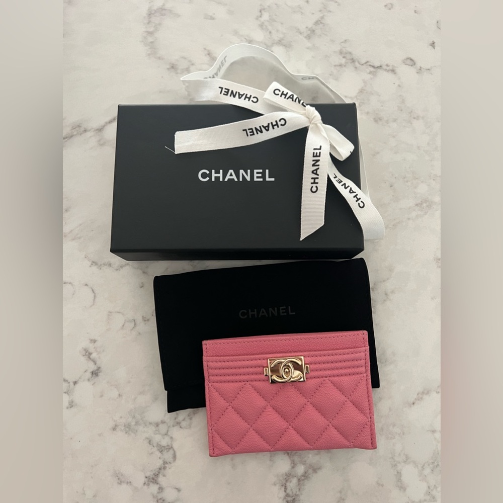 Chanel Boy Card Holder